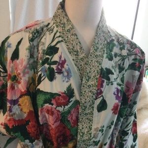 Enchanted Garden Summer Flowered Robe